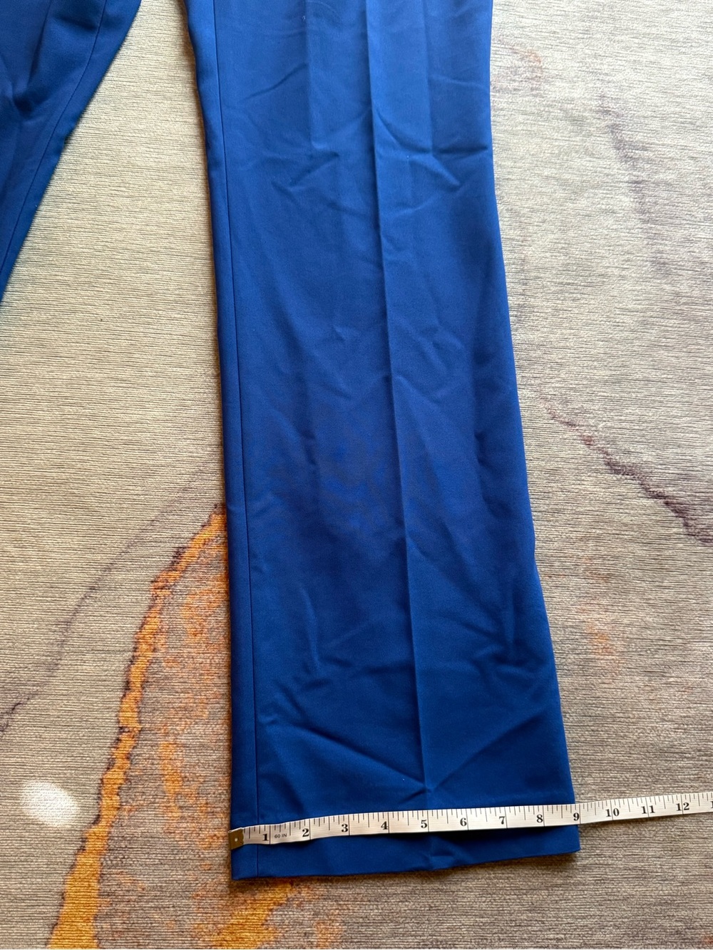 Express editor barely boot High-Rise Pants in Cobalt Blue - Picture 4 of 7
